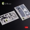 KELIK K48080 O-2A Skymaster interior 3D decals grey decoration type for ICM kit 1/48